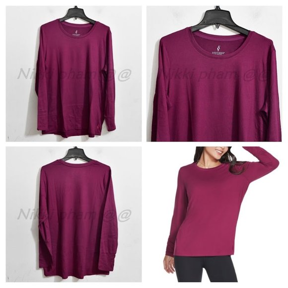 Skechers Tops - Skechers GoWalk Women’s Active Tunic Long Sleeves Top Shirt in  Purple